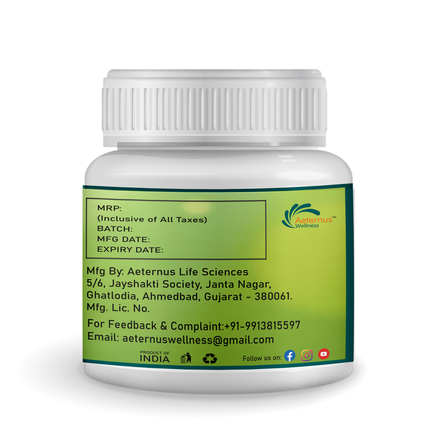 Aeternus Wellness | LAXTER | Tablets, 60 Tablets | Pack of 2