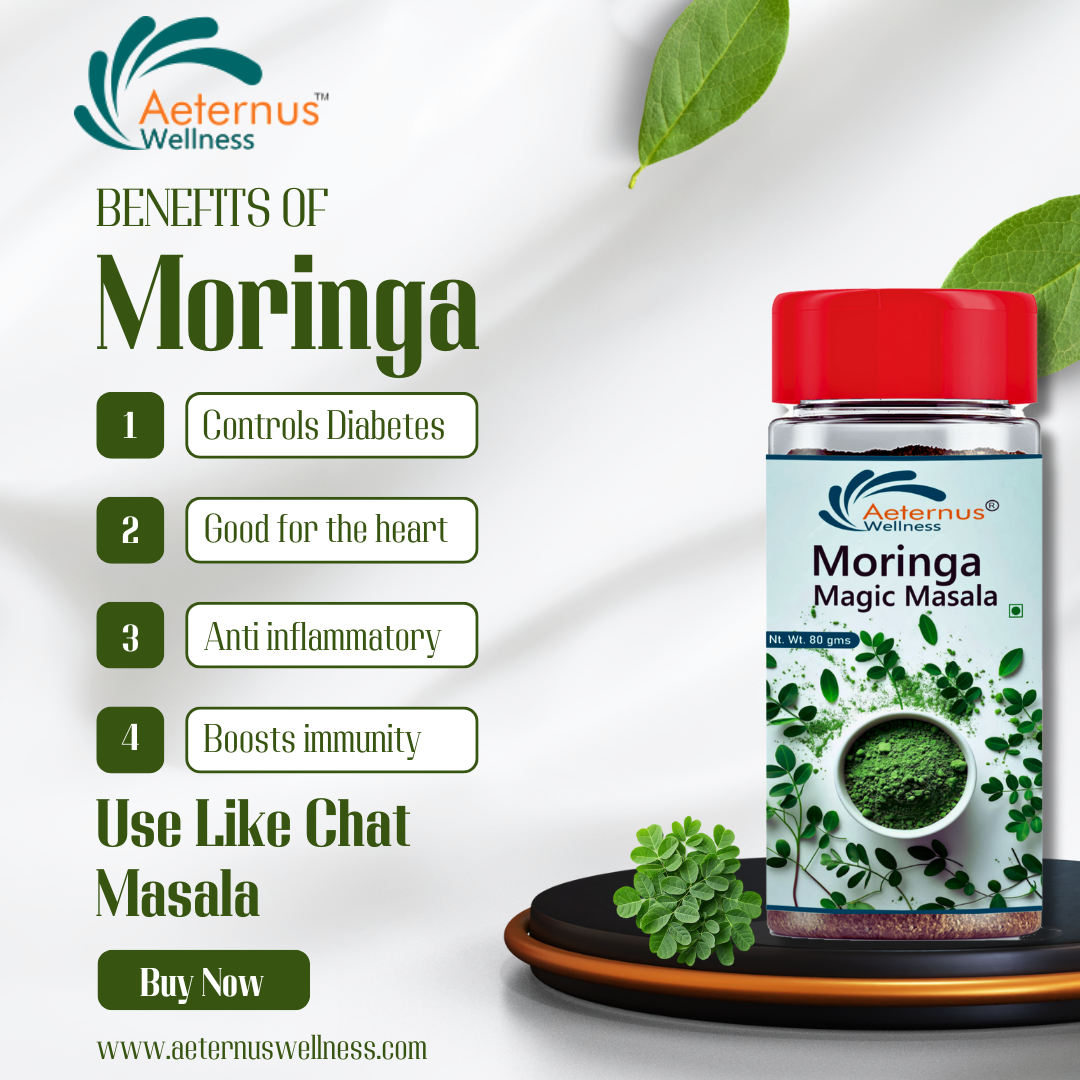 Aeternus Wellness Moringa Magic Chat Masala 80gm